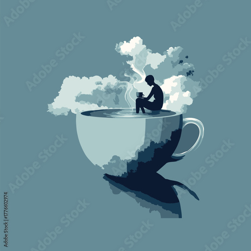 Tranquil Escape: A Sip of Serenity