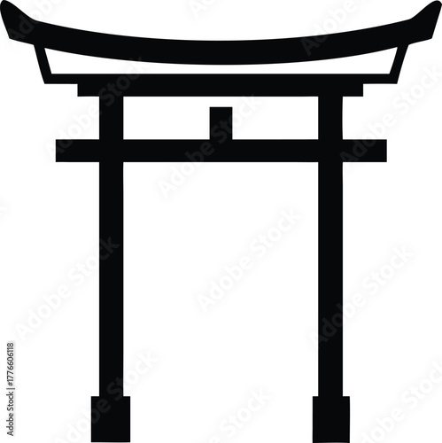traditional japanese gate