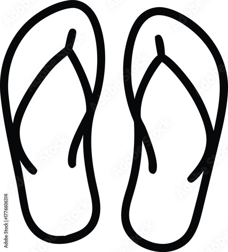 pair of flip flops