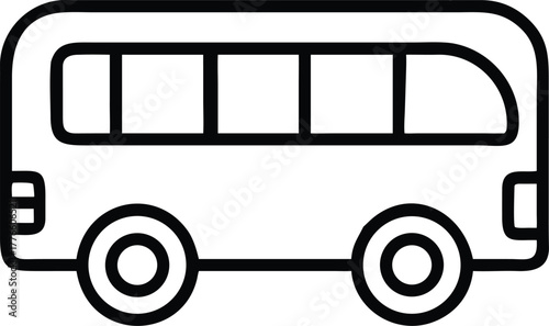 vector illustration of a bus