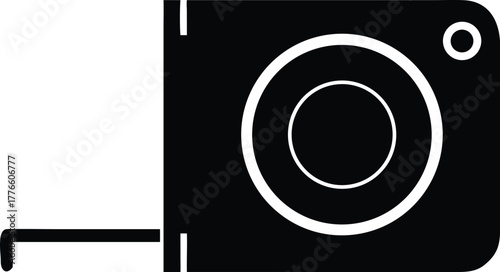 Steel Tape Measure Silhouette