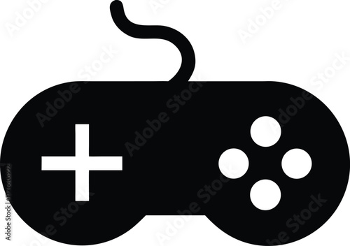 game controller isolated on white