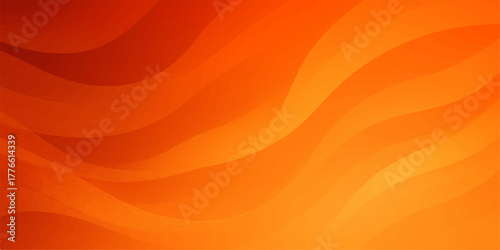 Abstract orange and yellow gradient background with flowing wave patterns and a vibrant burst of light, suggesting hot energy or flame
