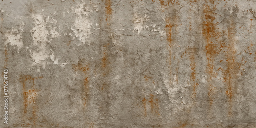 Antique textured rusty brown metal surface for a vintage grunge wall backdrop design