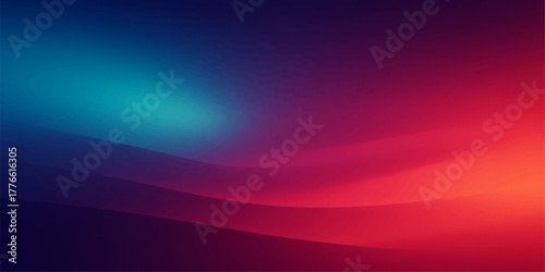 Abstract colorful background with bright red lines, smooth motion, and purple wave illustration