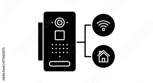 Smart home security system wireless doorbell camera video intercom