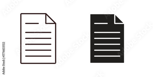 Copy icon line. eps 10 vector illustration