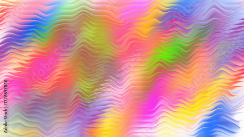 Abstract Colorful Waves with Gradient Effect Vibrant Background for Art Design Creative modern style