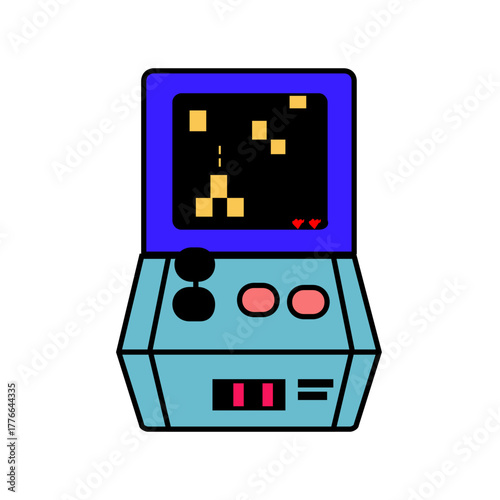 Retro Arcade Game Machine Icon