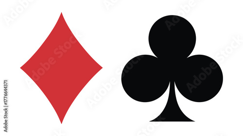 Playing card suits vector collection