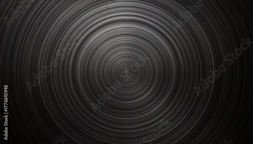 circular brushed dark radial metal texture black steel metallic abstract background