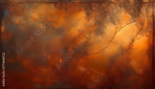 grunge aged copper texture worn old antique bronze rust metal tarnish abstract background