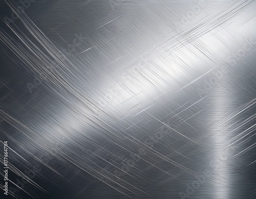 scratched shiny aluminum alloy bright silver white magnesium nickel worn metal surface texture background