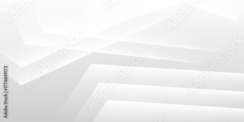 Abstract white and gray triangle arrow vector background. texture white pattern