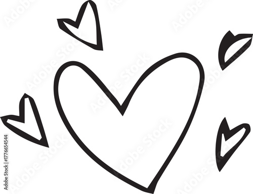 Hand Drawn Heart Icons