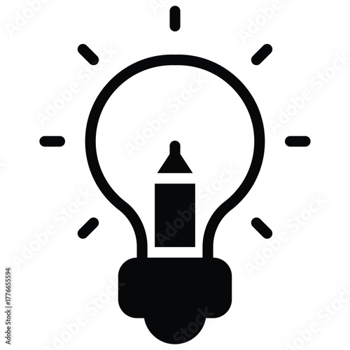 Creativity Icon Vector Stock Illustration