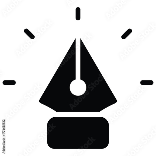 Pen Icon Vector Stock Illustration