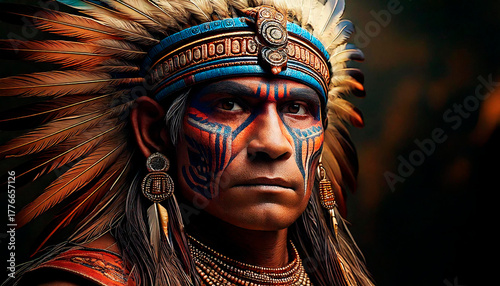 Tribal Chief Portrait