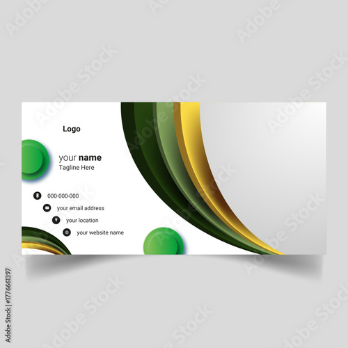 Modern and minimalist email signature or email footer template for Email, Gmail, Website and Digital use, Full editable file.
