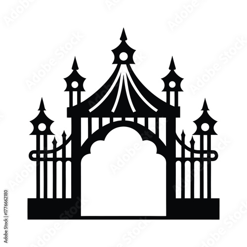 taj mahal vector illustration