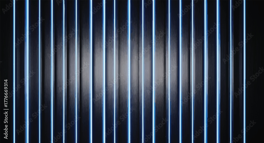 Obraz premium Abstract blue vertical lines