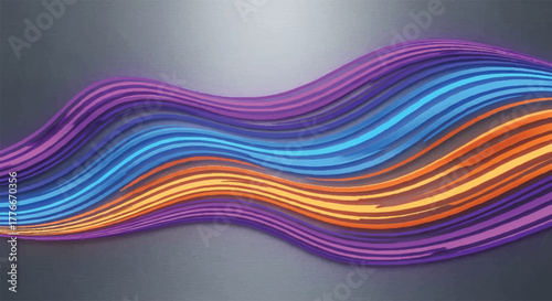 Abstract Atmospheric Nightfall Image Concept