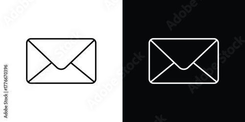 Email icon pixel perfect. Outline symbol. Simple linear drawing.