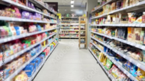 Wallpaper Mural Choosing food and drink at the supermarket	 Torontodigital.ca