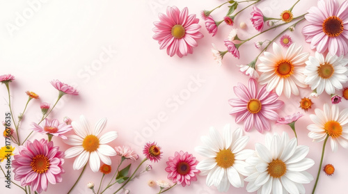 Delicate Daisies Blooming Beautifully Softly Now