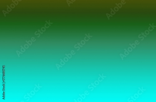 Gradient Color of Turquoise Green for abstract backdrop