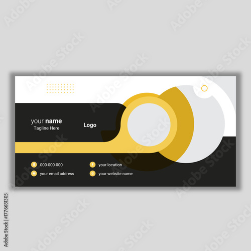 Corporate Email Signature full editable file.