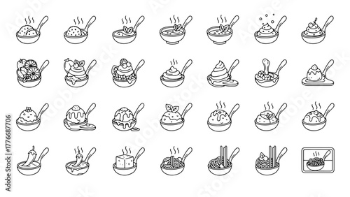 Spoonful Variations Icon Set
