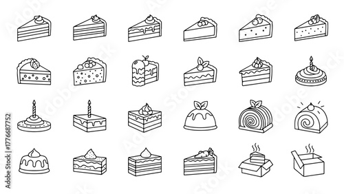 Skewer Variations Icon Set