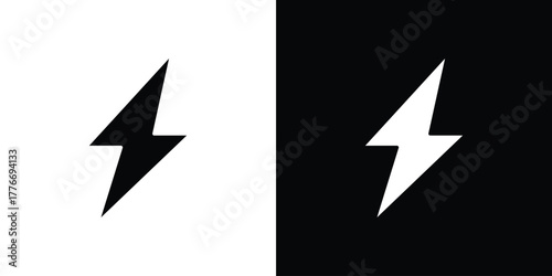Electricity icon line art editable stroke and solid collection for app design