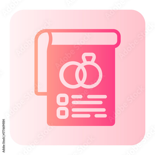 List gradient icon