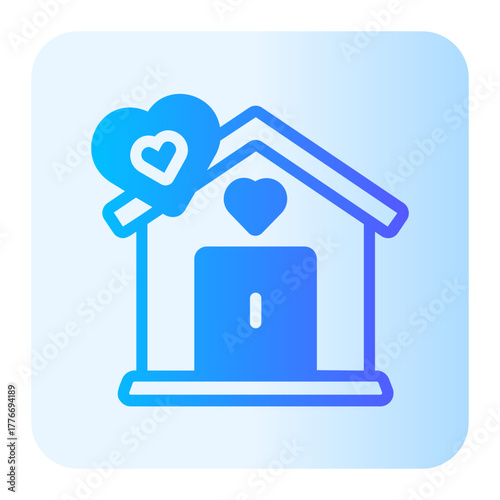 Home gradient icon