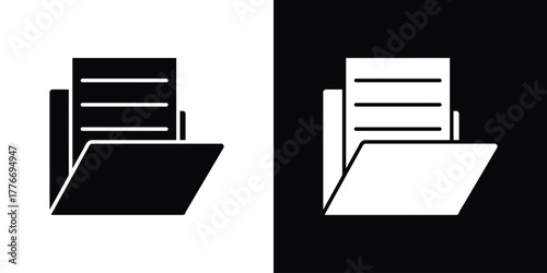 File icon line art editable stroke and solid collection for app design