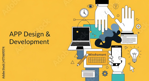 Creative concept vector illustrations showing design, art, and idea generation. Includes teamwork, brainstorming, and creative process elements for modern projects.