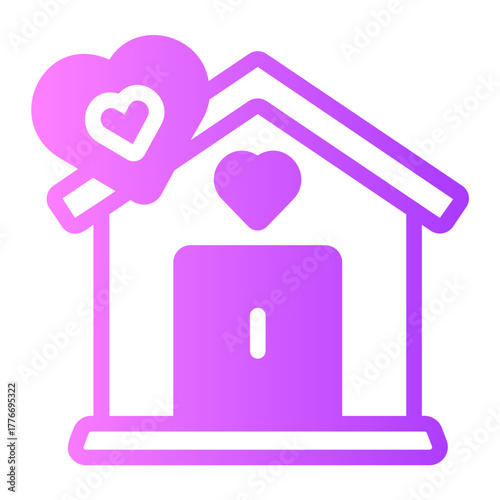 Home gradient icon