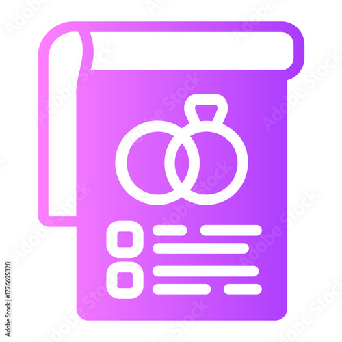 List gradient icon