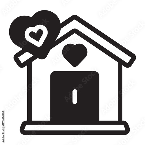Home glyph icon
