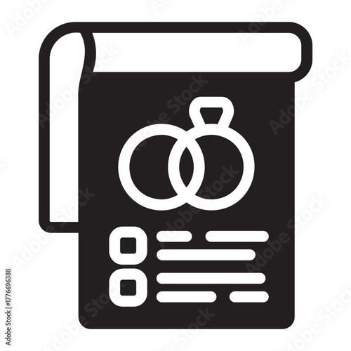 List glyph icon