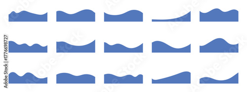 Separator footers icon vector. modern dividers shapes for website covers, banners, brochures, posters, flyers symbol. vector illustration.