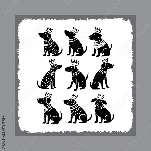 Abstract geometric design with bold color accents and clean lines