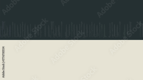 A minimalist image featuring a dark gray textured top and a plain light beige bottom section design art