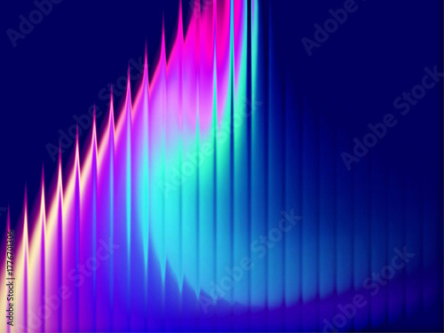 Abstract Glitch Background with Distorted Texture and Futuristic Wave Pattern for Digital Art, Motion Design, and Modern Visual Effects