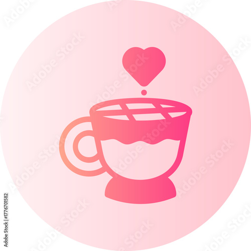 Coffee gradient icon