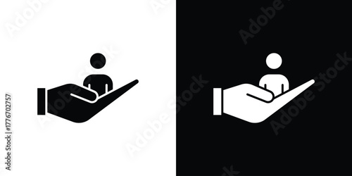 Retention icon line art editable stroke and solid collection for app design