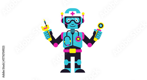 A Robotic Healthcare Specialist Ready To Deliver Cutting-Edge Medical Assistance Service