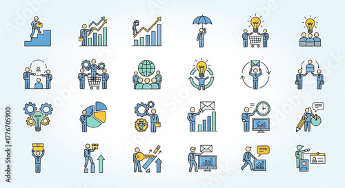 Creative concept vector illustrations showing design, art, and idea generation. Includes teamwork, brainstorming, and creative process elements for modern projects.